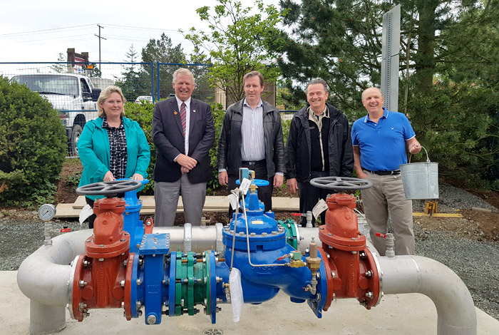 Lantzville & Nanaimo Council Members Water Interconnection Completion z